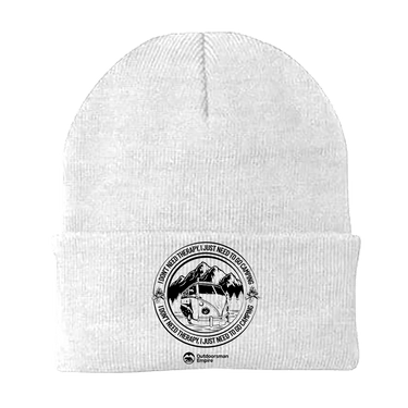 I Don't Need Therapy Embroidered Beanie